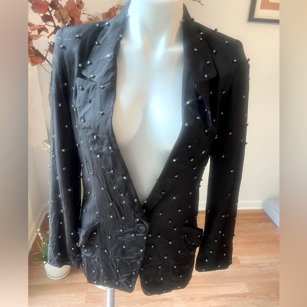 TOVE Black Embellished Blazer